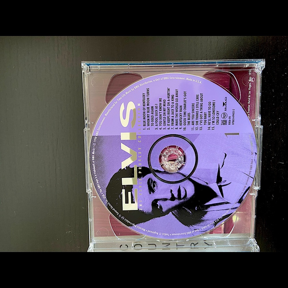 Authentic CD album Elvis Presley The county collection (2 disks)